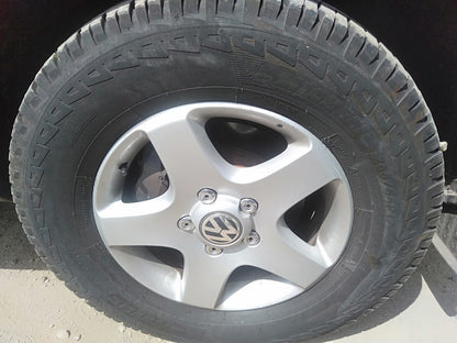 2007 VOLKSWAGEN TOUAREG 7L, W/ MOULD TYPE, 09/03-12/10 7L0833055M LEFT REAR DOOR