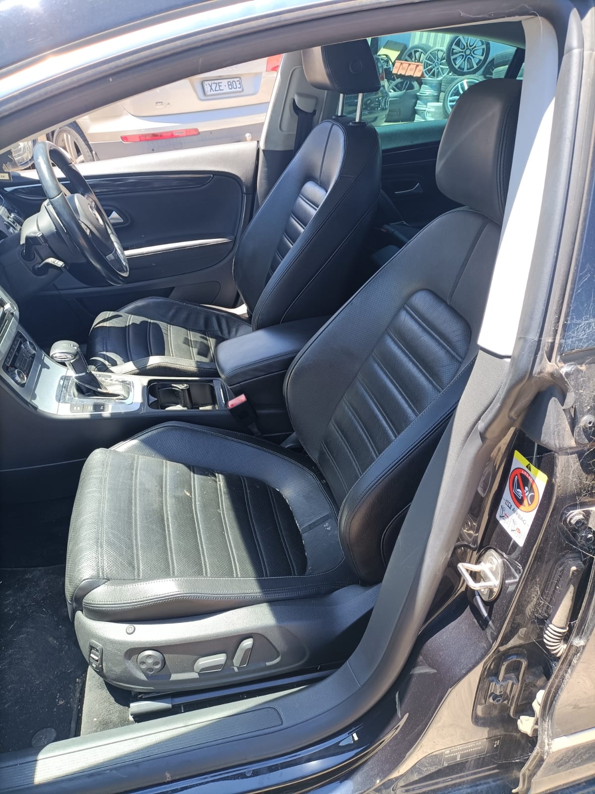 2011 VOLKSWAGEN PASSAT 3CC, 2 KNOB DIAL, W/ SEAT WARMER TYPE, SEDAN, 01/09-12/16 5K0907044EA HEATER AC CONTROLS