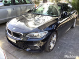 2016 BMW 2 SERIES F22/F23, COUPE/CABRIO, M SPORT, W/ PARK SENSOR TYPE, 01/14-07/21 51128055965 REAR BUMPER