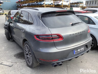 2014 PORSCHE MACAN 95B, 06/14- 95B845206A RIGHT REAR DOOR WINDOW