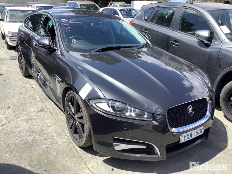 2012 JAGUAR XF LH REAR DOOR LOCK, NON KEYLESS TYPE, X250, 06/08-05/15 C2D5636 DOOR BOOT GATE LOCK