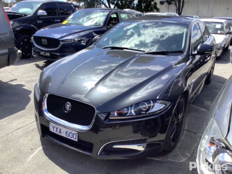 2012 JAGUAR XF LH REAR DOOR LOCK, NON KEYLESS TYPE, X250, 06/08-05/15 C2D5636 DOOR BOOT GATE LOCK