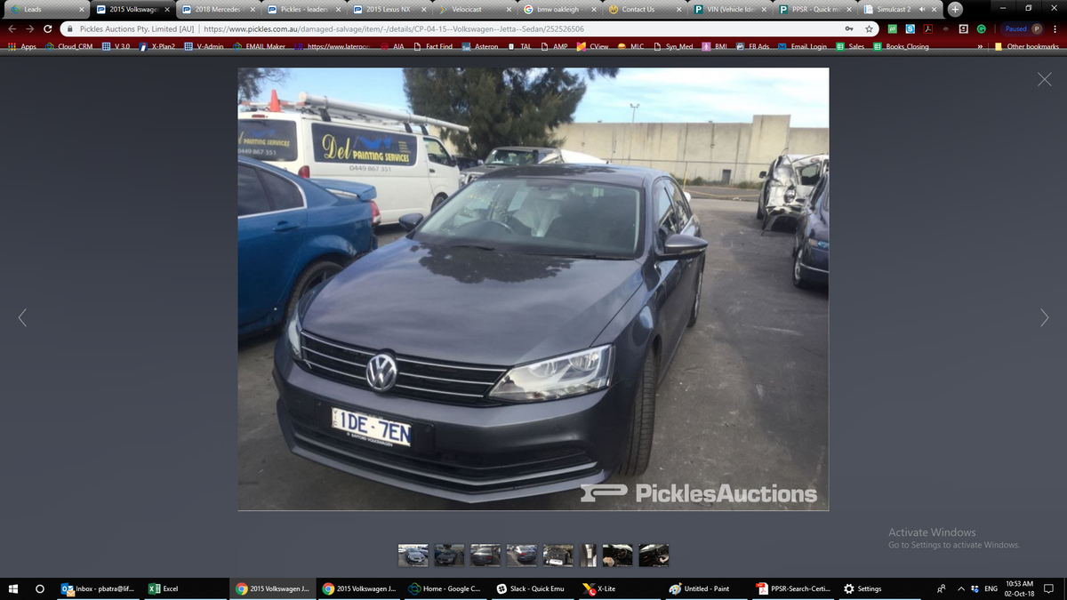 2015 VOLKSWAGEN JETTA 1B, 02/11-12/17 5C6837461K LEFT FRONT WINDOW REG MOTOR