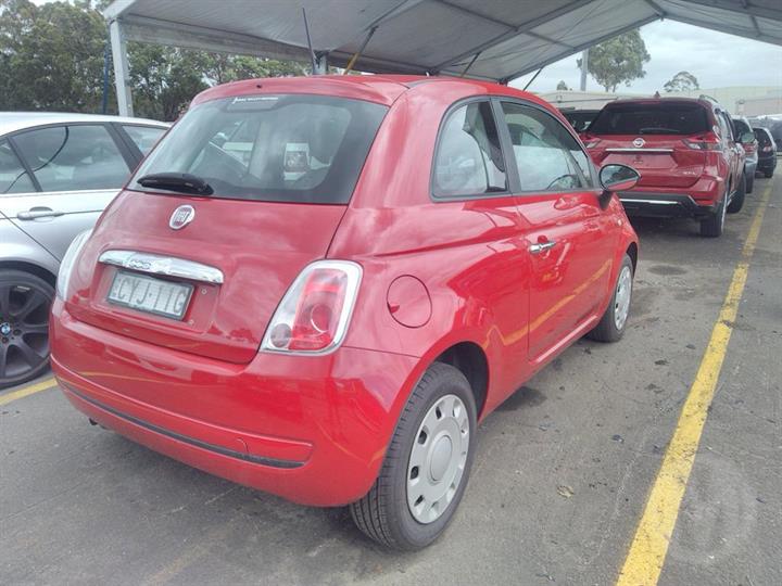 2015 FIAT 500 COLOUR CODED MOULD TYPE, NON PARK SENSOR TYPE, 03/08-09/15 71777639 REAR BUMPER