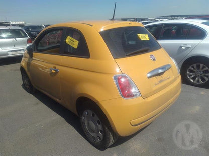 2014 FIAT 500 BLACK TYPE, 03/08- 735481651 RIGHT DOOR MIRROR