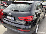 2013 AUDI Q3 8U, BLACK TYPE, 03/12-12/18 8U2863300 GLOVE BOX