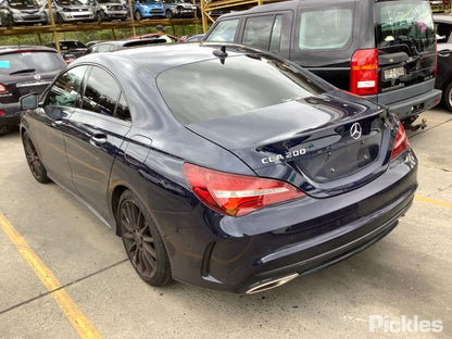 2018 MERCEDES CLA CLASS C117, 09/13-02/19 A1177350310 LEFT REAR DOOR WINDOW
