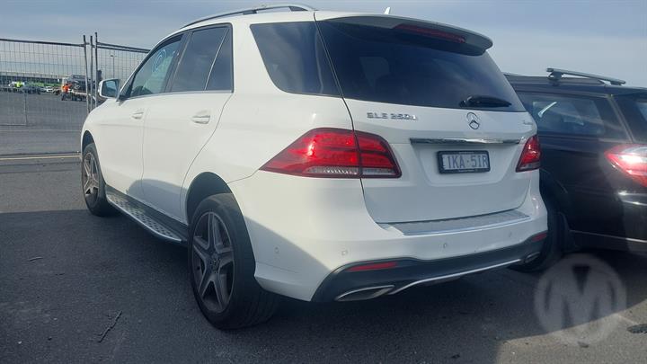 2017 MERCEDES GLE CLASS TAILGATE LAMP (LH SIDE), W166, WAGON, LED TYPE, 06/15-04/19 A1669066101 REAR GARNISH