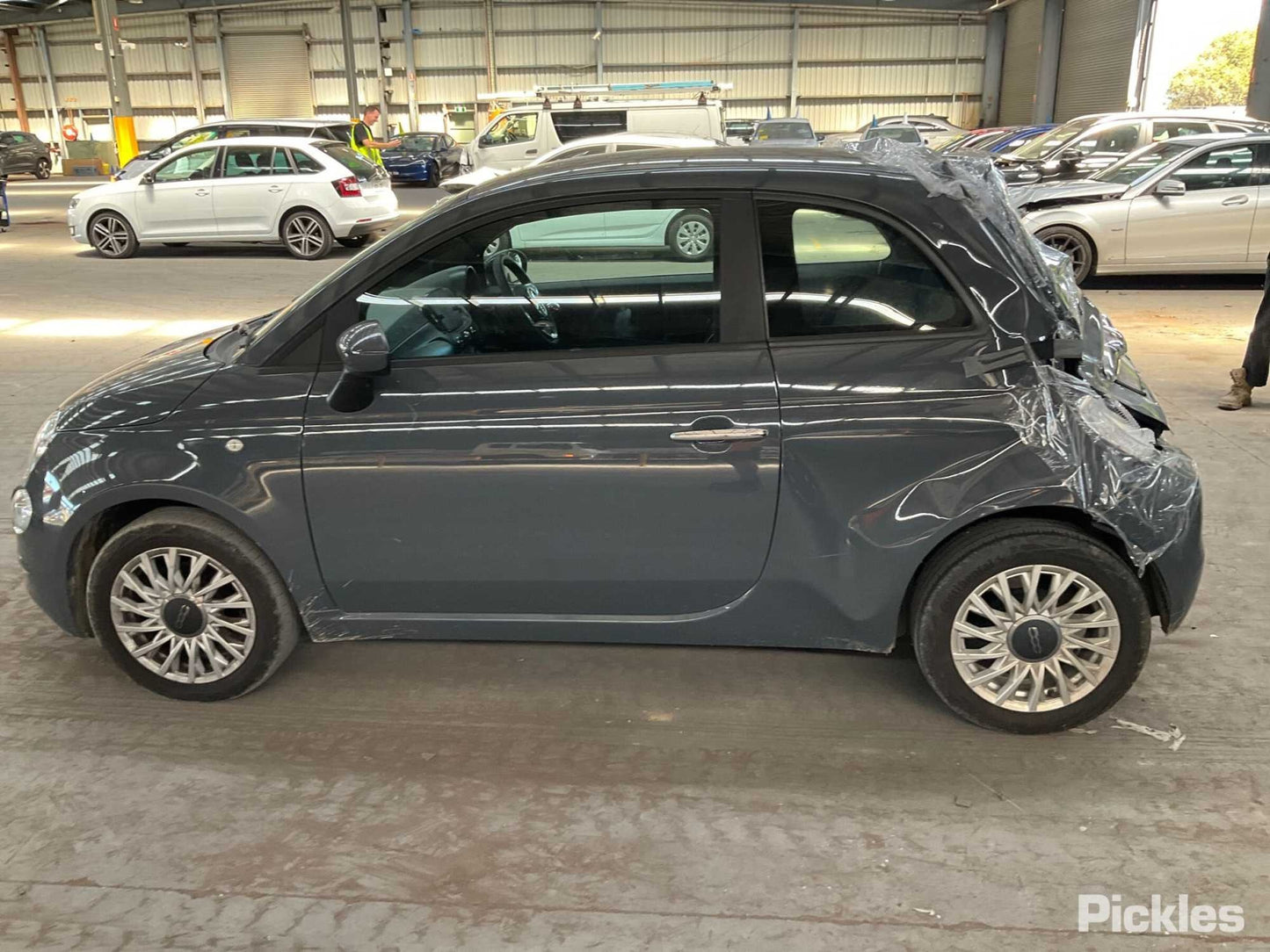 2021 FIAT 500 ELECT ADJ, HEATED, COLOUR CODED TYPE, NON 500E, 10/15- 735655747 LEFT DOOR MIRROR