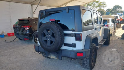 2015 JEEP WRANGLER JK, 11/10-07/18 55395735AA LEFT REAR DOOR WINDOW