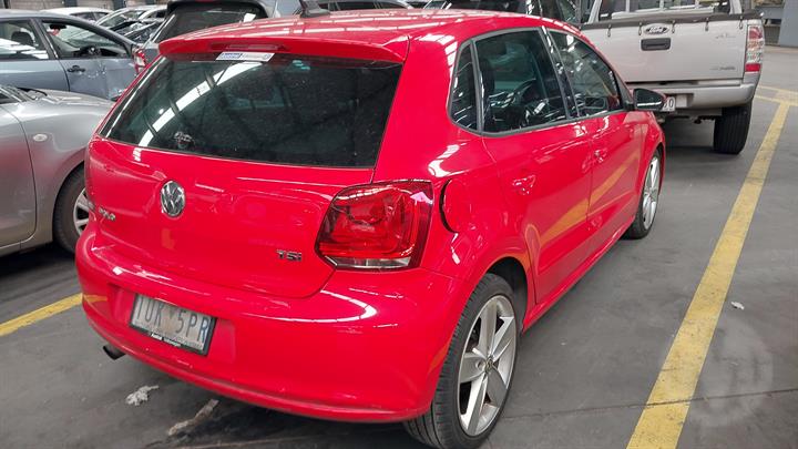 2014 VOLKSWAGEN POLO FRONT, W/ MAP LIGHTS, NON SUNROOF TYPE, GREY, 6R, 05/10-09/17 6Q0947105H COURTESY LIGHT