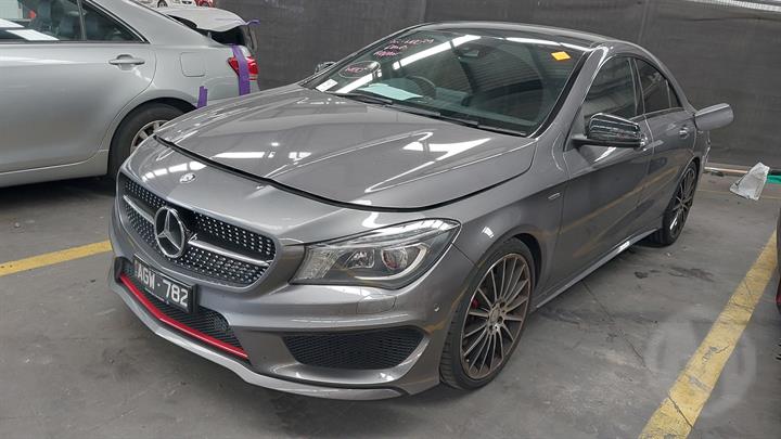 2016 MERCEDES CLA CLASS C117, 10/13-02/19 A1177300418 RIGHT REAR 1Q DOOR GLASS