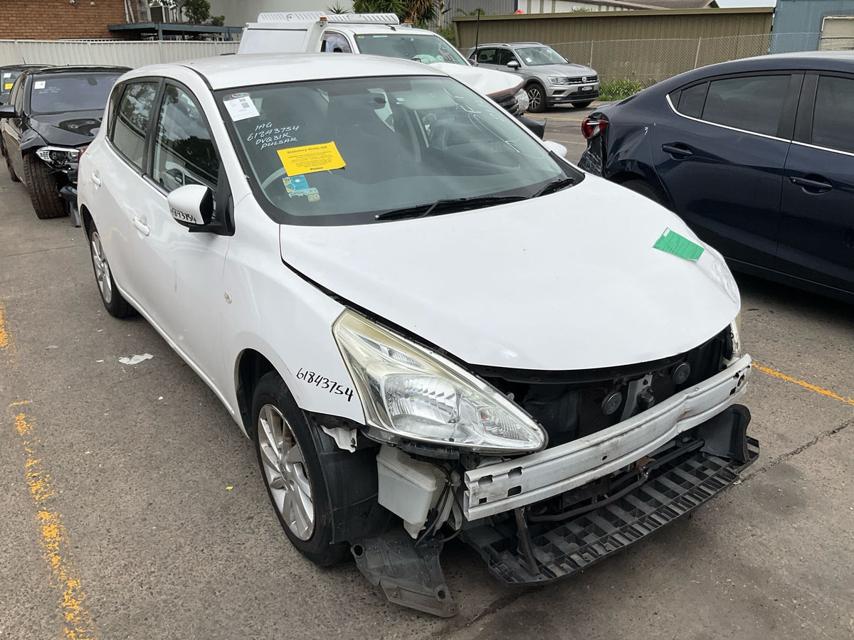 2015 NISSAN PULSAR C12, RH SIDE, W/ LAMP TYPE, HATCH, 05/13-12/16  SUNVISOR
