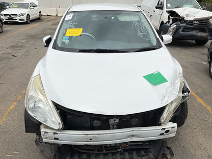 2015 NISSAN PULSAR LH FRONT, SEAT BELT ONLY, C12, HATCH, 05/13-12/16  SEAT BELT STALK