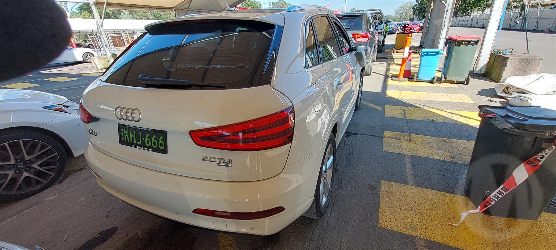 Wrecking 2012 AUDI Q3 for Used Parts AU1570