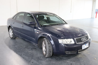 2004 AUDI A4 B6, SEDAN/WAGON, HALOGEN TYPE, 07/01-02/05 8E0941029E LEFT HEADLAMP