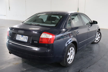 2004 AUDI A4 B6, SEDAN/WAGON, HALOGEN TYPE, 07/01-02/05 8E0941029E LEFT HEADLAMP