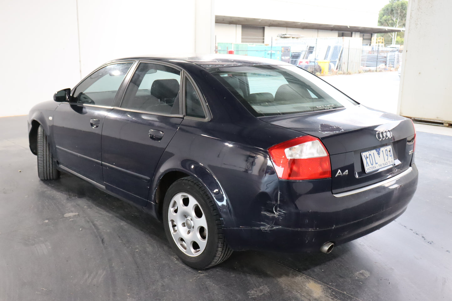 2004 AUDI A4 B6, SEDAN/WAGON, HALOGEN TYPE, 07/01-02/05 8E0941029E LEFT HEADLAMP