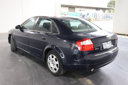 2004 AUDI A4 B6, SEDAN/WAGON, HALOGEN TYPE, 07/01-02/05 8E0941029E LEFT HEADLAMP