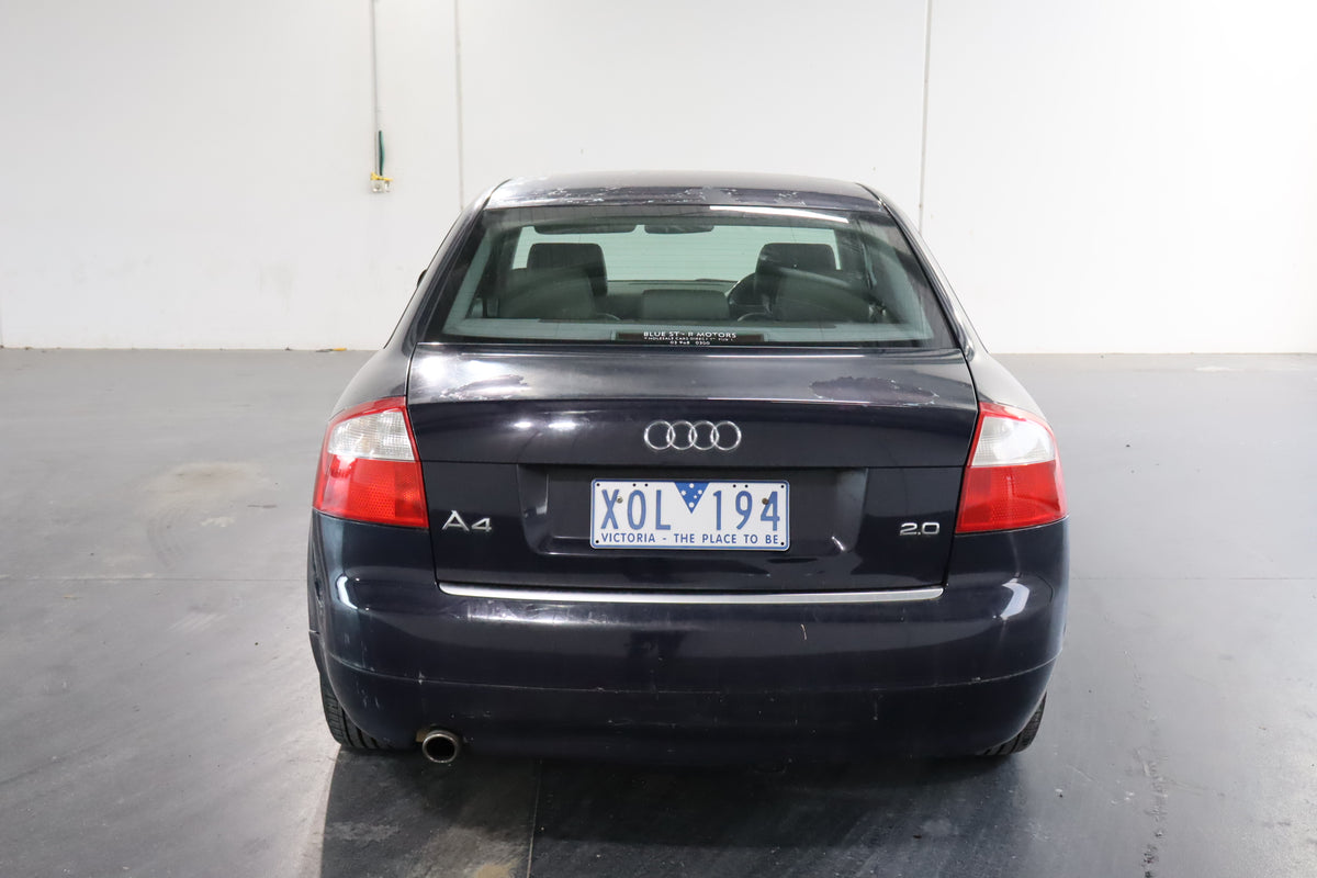 2004 AUDI A4 B6, SEDAN/WAGON, HALOGEN TYPE, 07/01-02/05 8E0941029E LEFT HEADLAMP