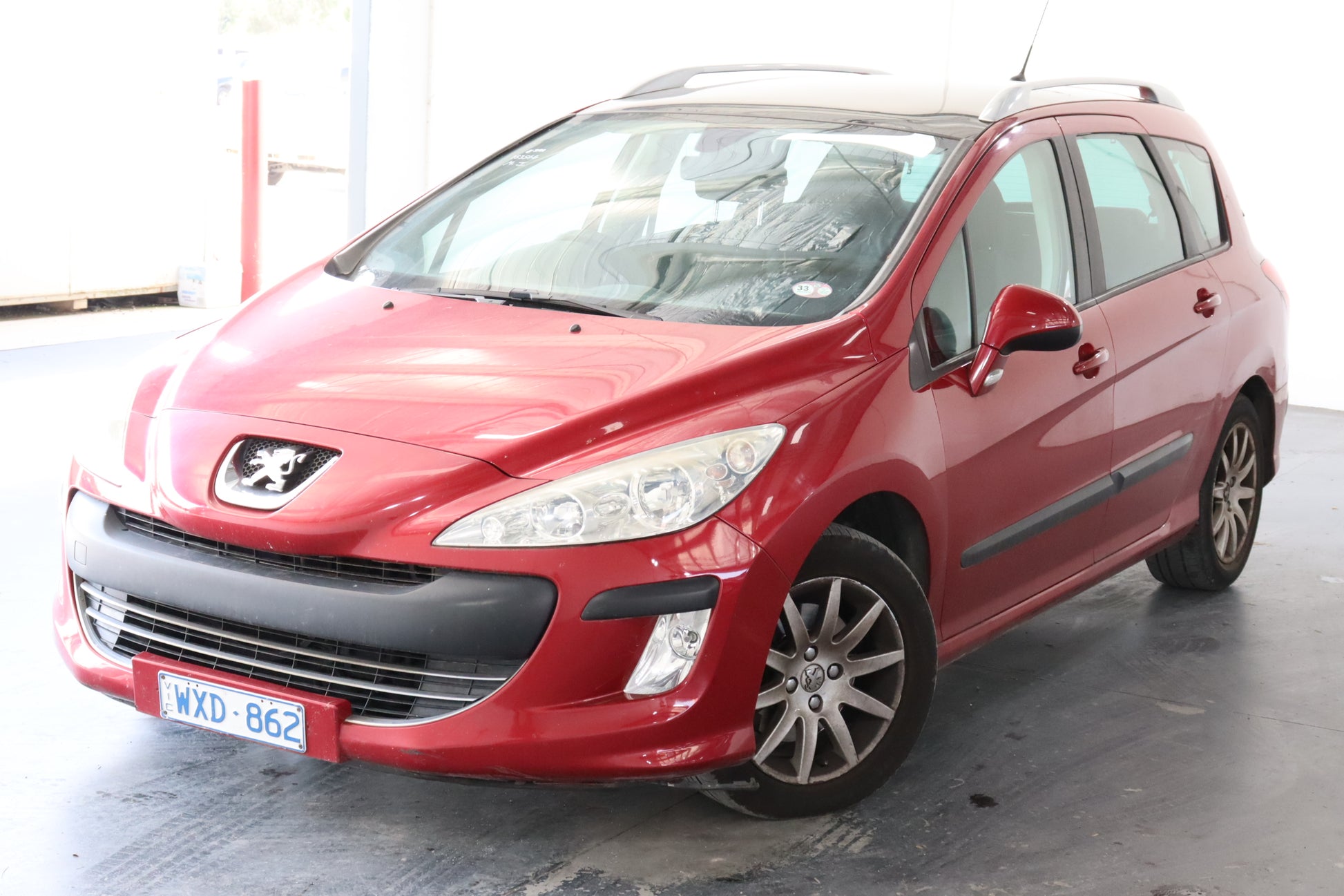 2009 PEUGEOT 308 RIGHT FRONT DOOR LOCK, T7, HATCH/WAGON, 09/07-12/13 9136CY DOOR BOOT GATE LOCK