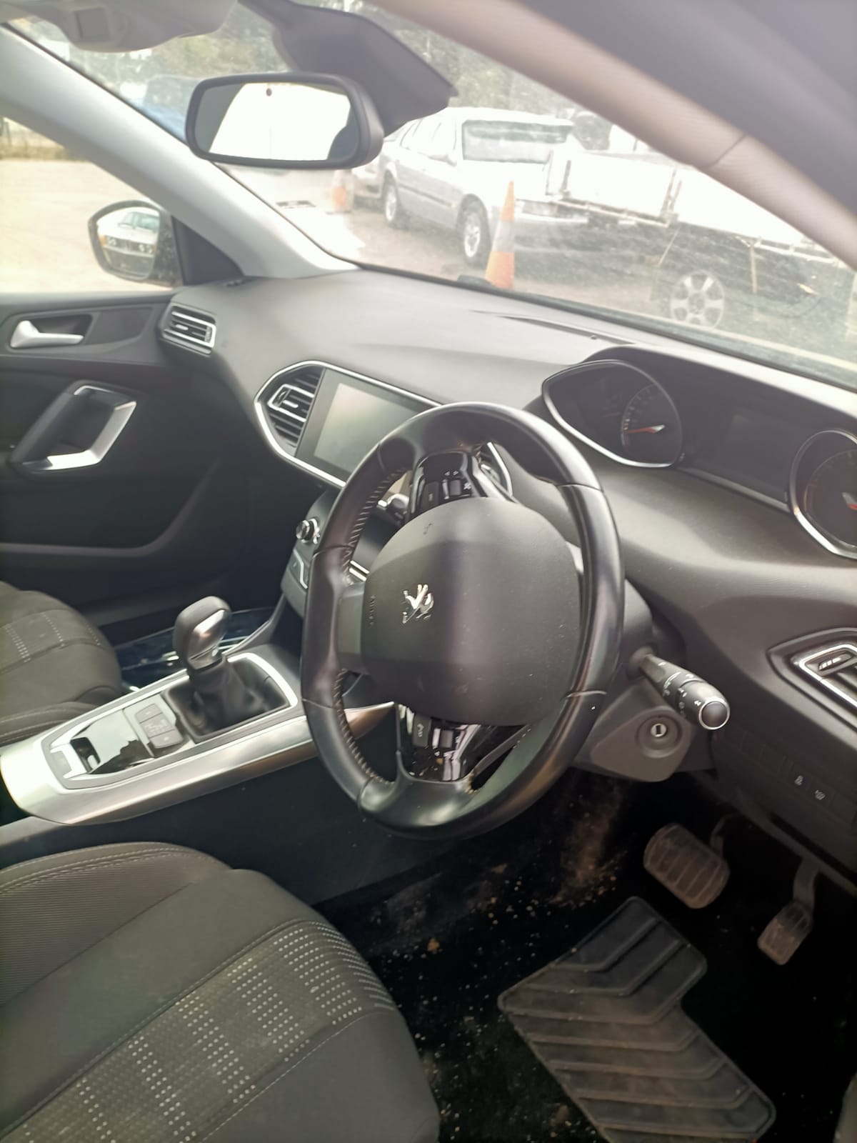 2016 PEUGEOT 308 LEATHER, T9, ACTIVE/ALLURE, 02/16-01/21 96785124ZD STEERING WHEEL