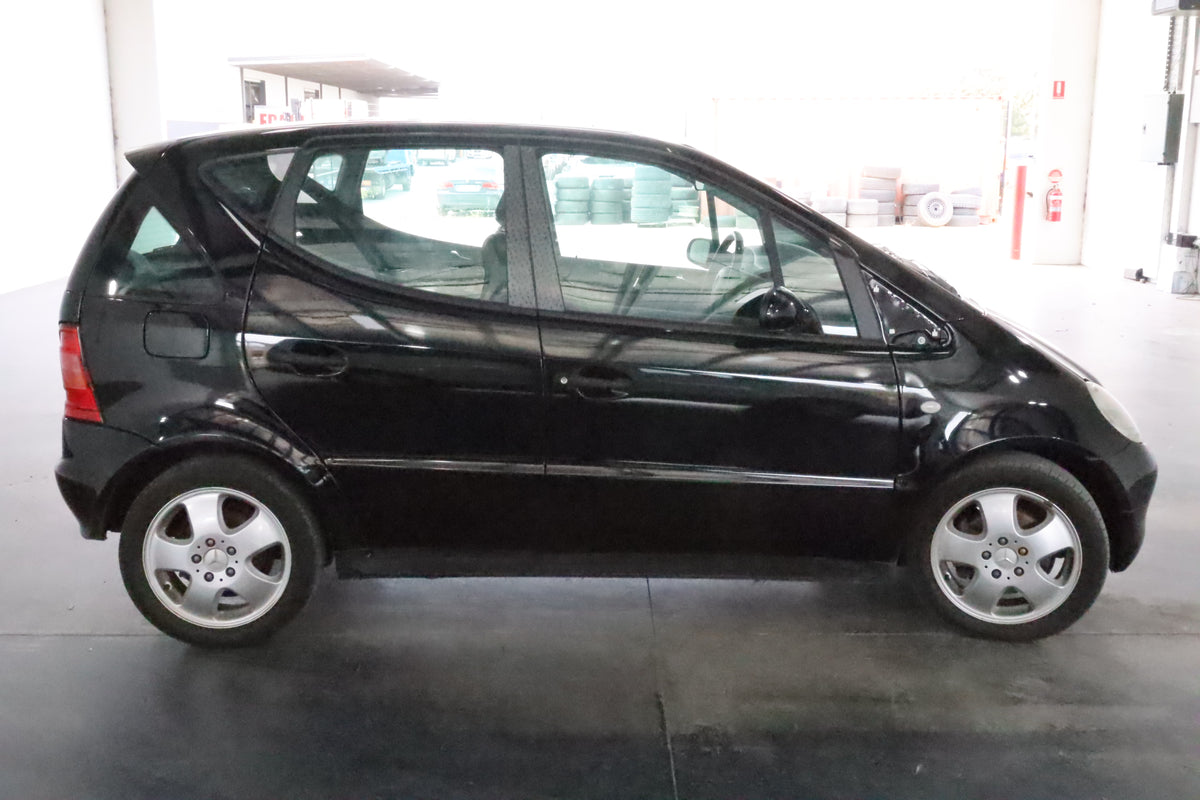 2001 MERCEDES A CLASS W168, POWER, 2-PIN, BLACK MOTOR, BOLT TYPE, 10/98-05/05  LEFT FRONT WINDOW REG MOTOR