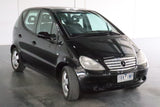 2001 MERCEDES A CLASS W168, CLASSIC, W/O MOULD, 10/98-03/05 A1687201505 LEFT FRONT DOOR