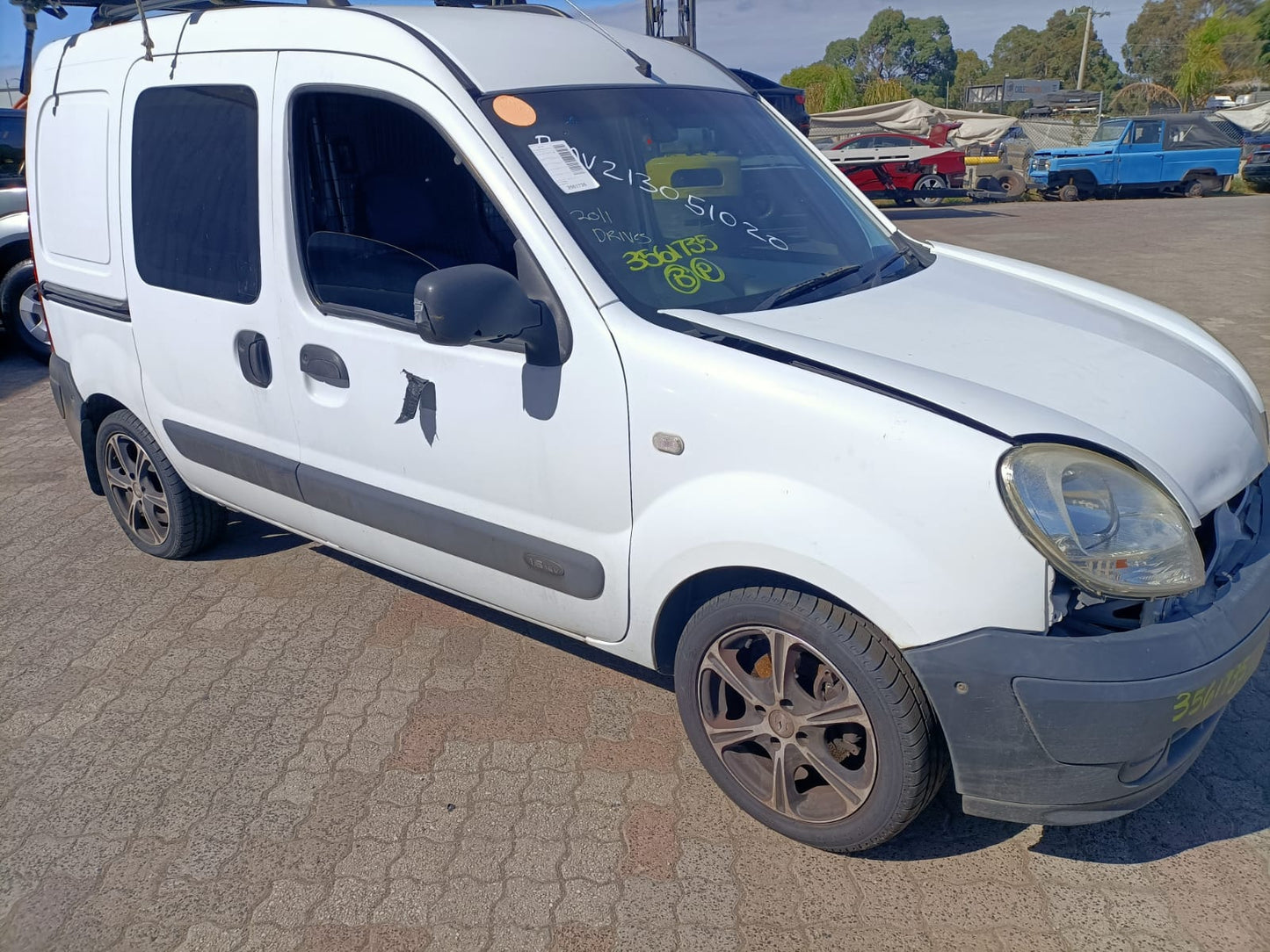 2009 RENAULT KANGOO X76, 08/04-09/10 8200289615 REAR BUMPER