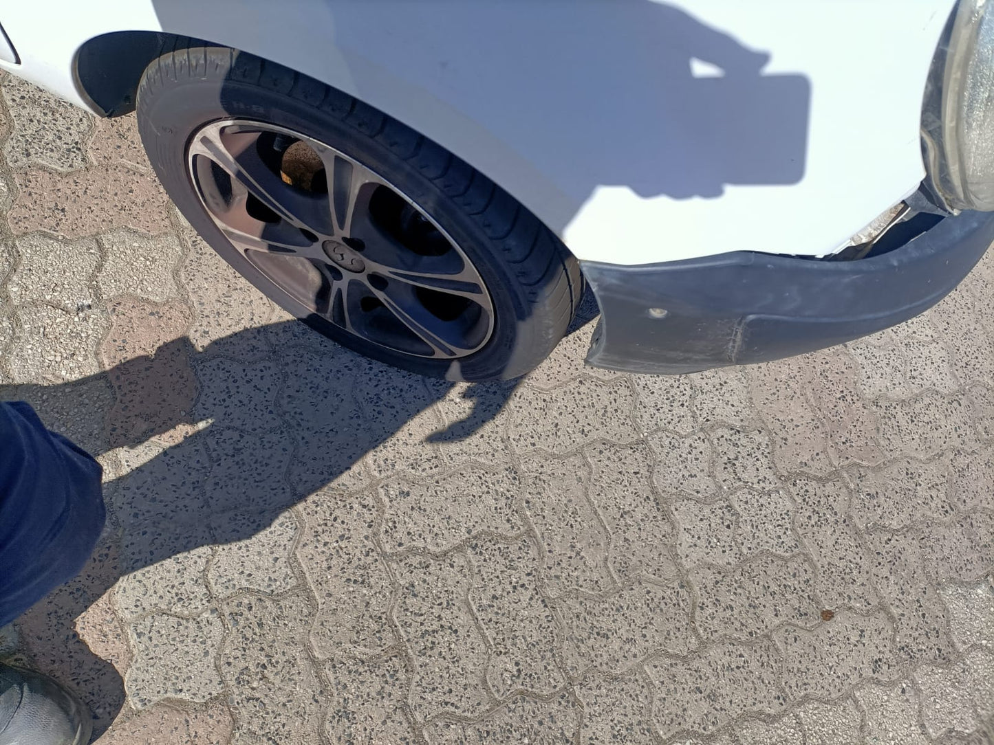 2009 RENAULT KANGOO X76, 08/04-09/10 8200289615 REAR BUMPER