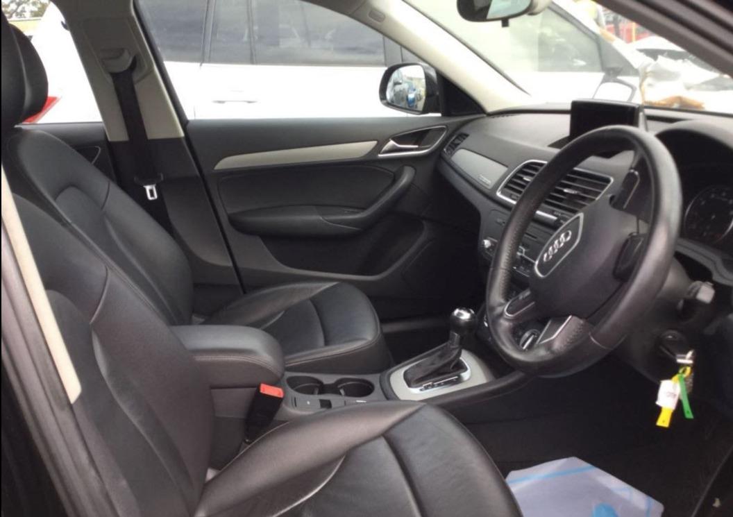 2013 AUDI Q3 CENTRE REAR, SEAT BELT ONLY, 8U, 03/12-12/18 8U0857807A SEAT BELT STALK