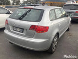 2008 AUDI A3 ENGINE ECU, 1.8, PETROL, AUTO  T/M, HATCH, ECU ONLY, 8P, 06/04-04/13 8P7907115 ECU