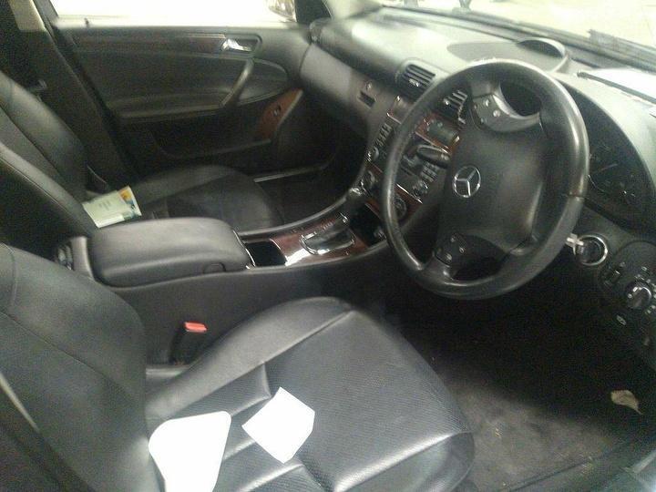 2005 MERCEDES C CLASS LEATHER, BLACK, W203, 11/00-06/07 A2034600903 STEERING WHEEL