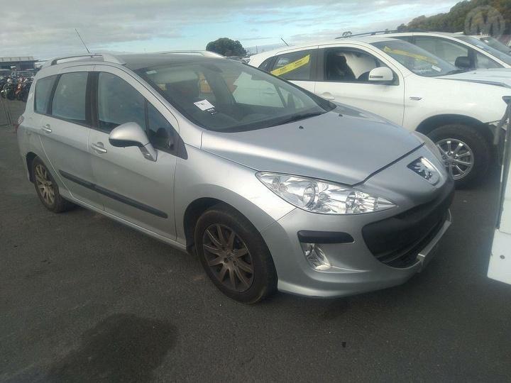 2011 PEUGEOT 308 RIGHT FRONT DOOR LOCK, T7, HATCH/WAGON, 09/07-12/13  DOOR BOOT GATE LOCK