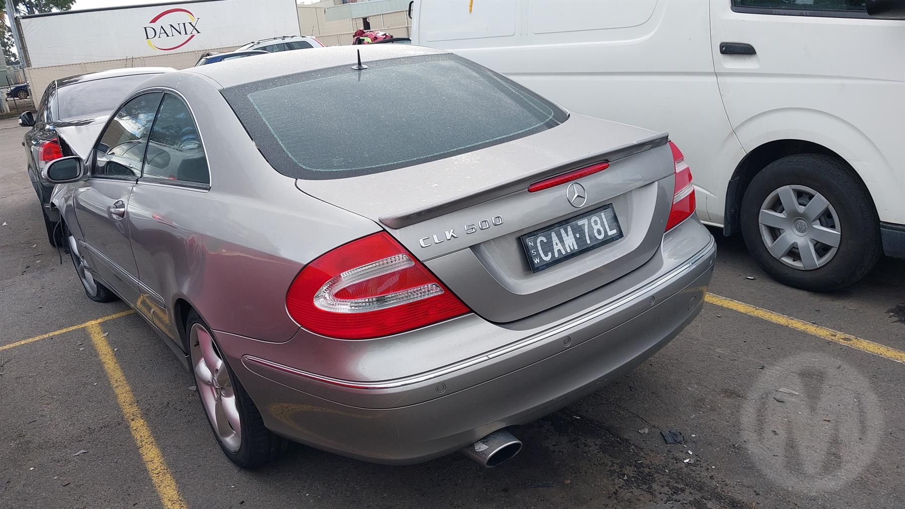 2004 MERCEDES CLK DISPLAY UNIT, SAT NAV TYPE (BO1530), A209/C209, 06/02-06/09  A2038275242 RADIO CD DVD SAT TV