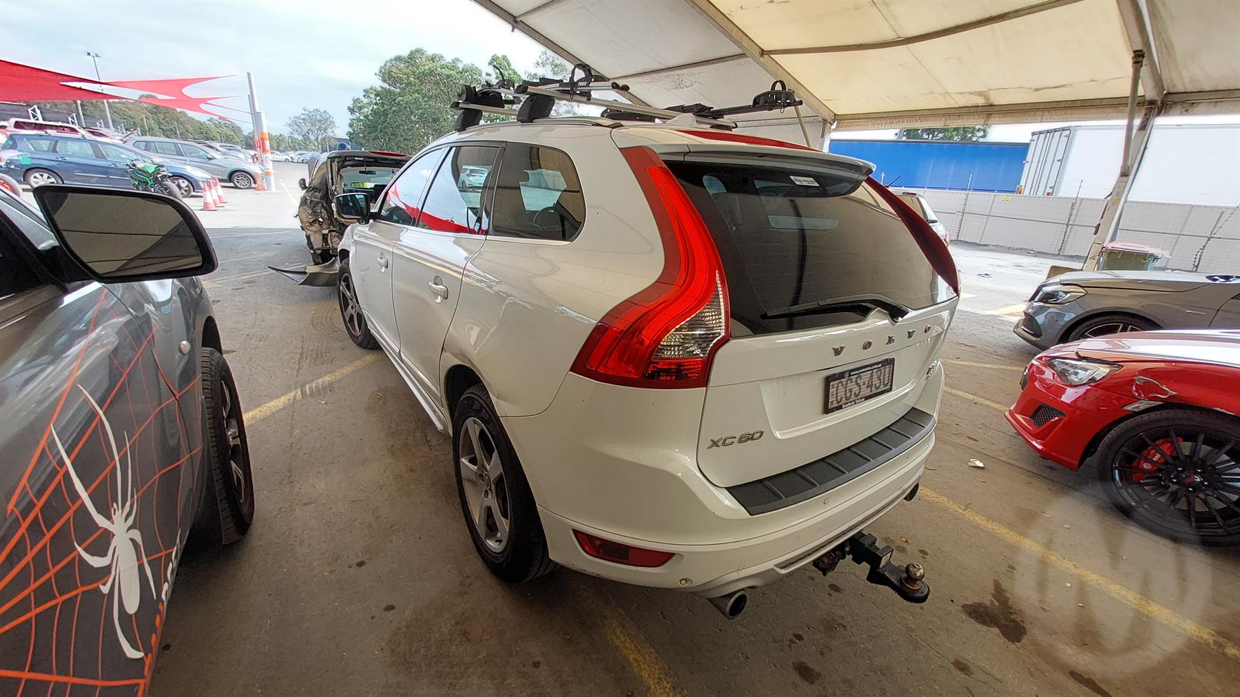 2012 VOLVO XC60 DZ, 02/09-04/17  HANDBRAKE LEVER