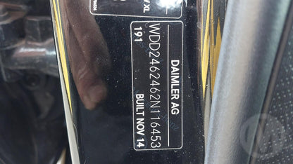 2015 MERCEDES B CLASS AUTO, AWD, PETROL, 2.0, TURBO, W246, 724.011 CODE, 11/14-02/19 A2463704003 TRANS GEARBOX