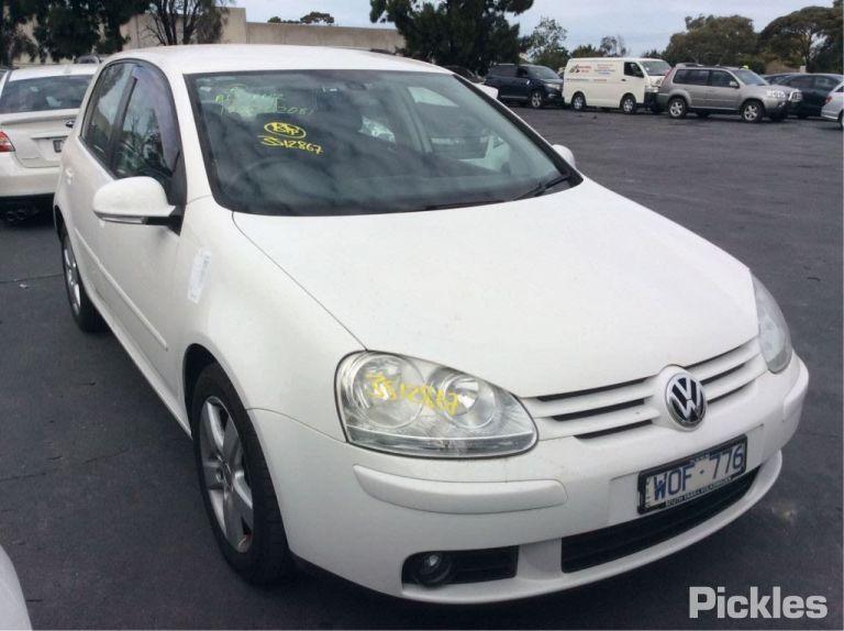 2008 VOLKSWAGEN GOLF LH FRONT, SEAT BELT ONLY, GEN 5, 07/04-02/09 1K4857705AS SEAT BELT STALK