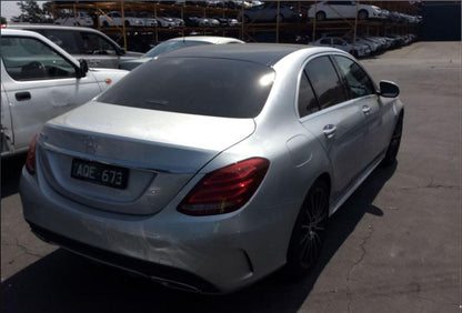 2017 MERCEDES C CLASS W205, LEATHER, BLACK, 08/14-07/23  CONSOLE