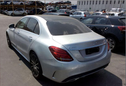 2017 MERCEDES C CLASS W205, LEATHER, BLACK, 08/14-07/23  CONSOLE