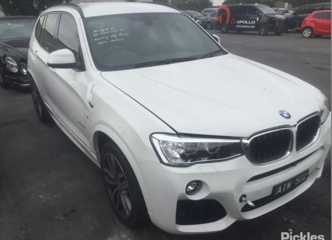 2016 BMW X3 F25, 03/11-07/17 51357355639 LEFT FRONT WINDOW REG MOTOR