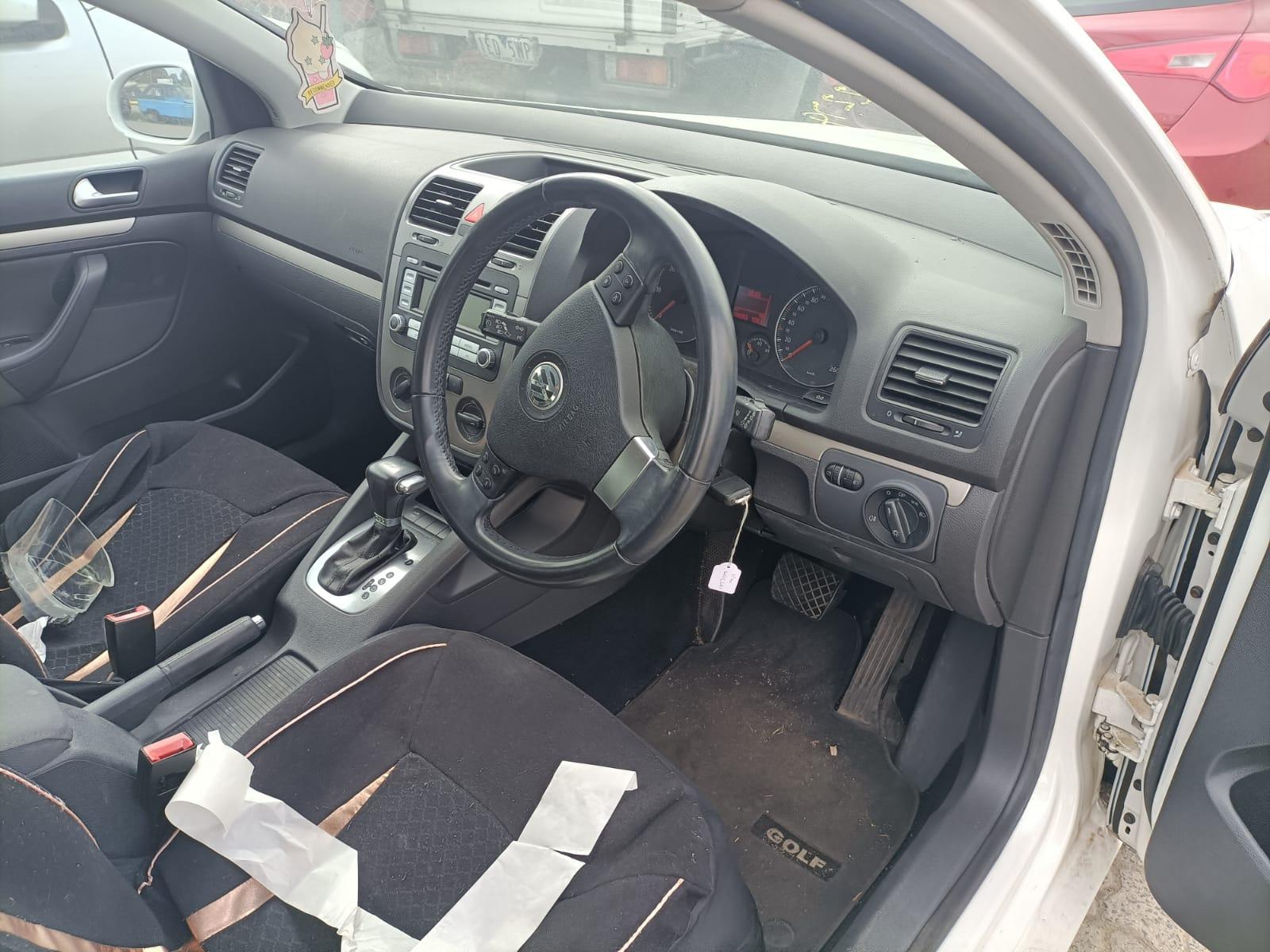 2008 VOLKSWAGEN GOLF GEN 5, HATCH, COLOUR CODED, 07/04-02/09 1K2857507BK LEFT DOOR MIRROR