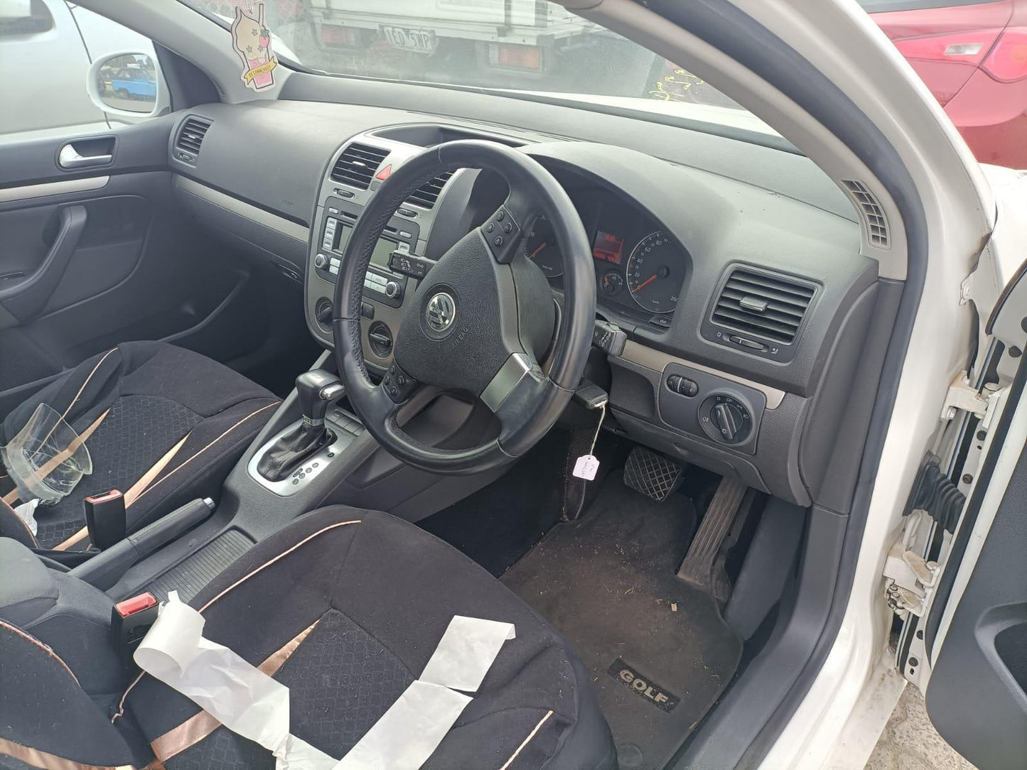 2008 VOLKSWAGEN GOLF RH FRONT (MASTER SWITCH), 5DR HATCH, GEN 5, 07/04-02/09 1K4959857B PWR DR WIND SWITCH