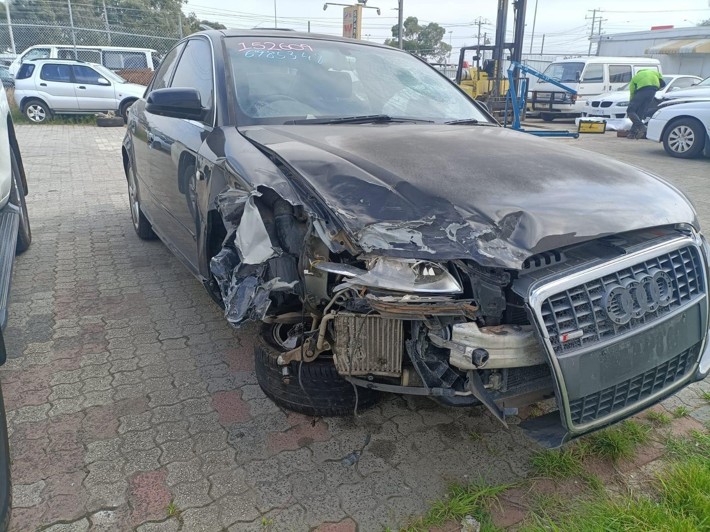 2005 AUDI A4 B7, SEDAN, 08/04-03/08  RIGHT REAR DOOR WINDOW