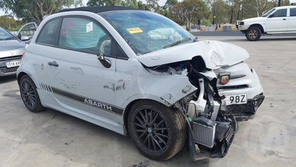 2021 ABARTH 500 W/ ELECT ADJ TYPE, GLOSS BLACK, 595, 05/16-03/21 735655748 LEFT DOOR MIRROR