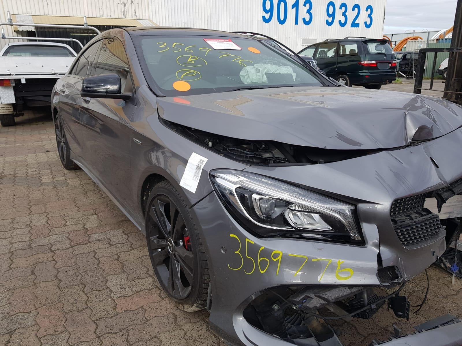 2017 MERCEDES CLA CLASS RH FRONT, SEAT BELT ONLY, C117/X117, 10/13-01/19 A1768602085 SEAT BELT STALK