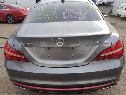 2017 MERCEDES CLA CLASS C117, 09/13-02/19 A1177300105 LEFT REAR DOOR WINDOW