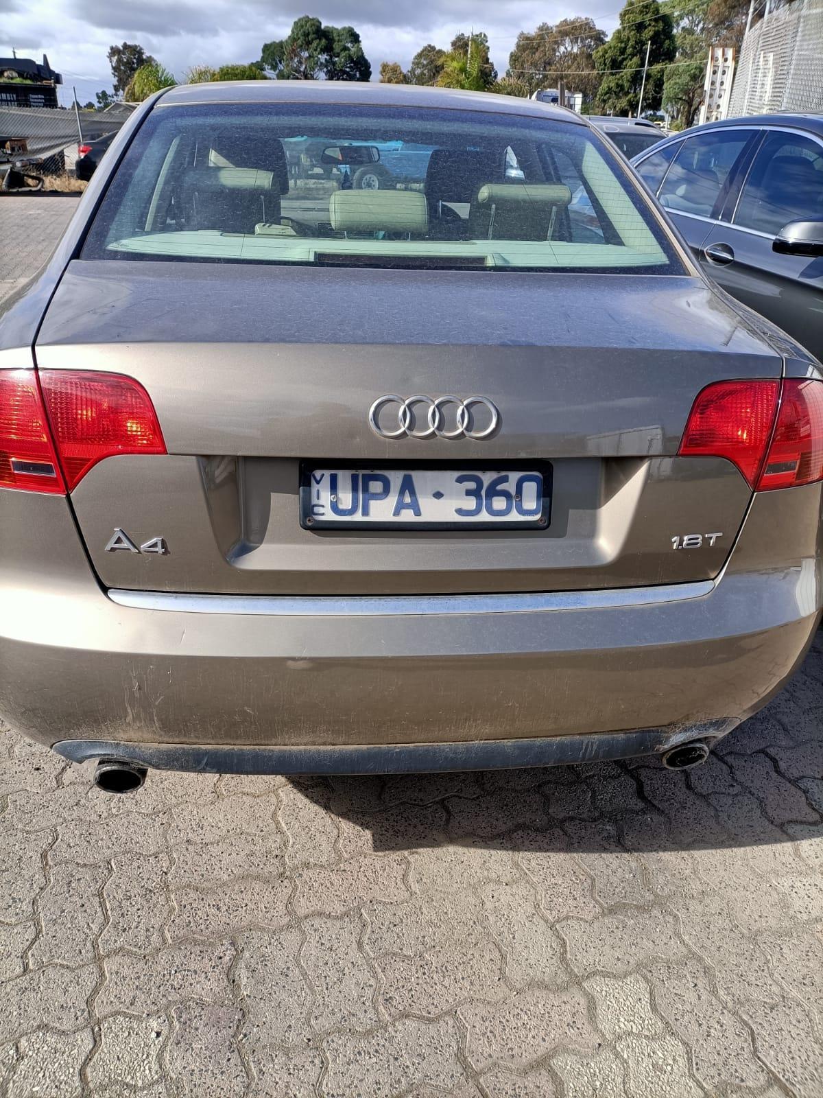 2006 AUDI A4 1.8, PETROL, P/N 06B133062M, B7, 08/04-07/09 06B133062M THROTTLE BODY