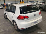 2011 VOLKSWAGEN GOLF GEN 6, NON GTi/R, HALOGEN TYPE, 12/08-03/13 5K2941005H LEFT HEADLAMP