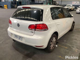 2011 VOLKSWAGEN GOLF GEN 6, NON GTi/R, HALOGEN TYPE, 12/08-03/13 5K2941005H LEFT HEADLAMP